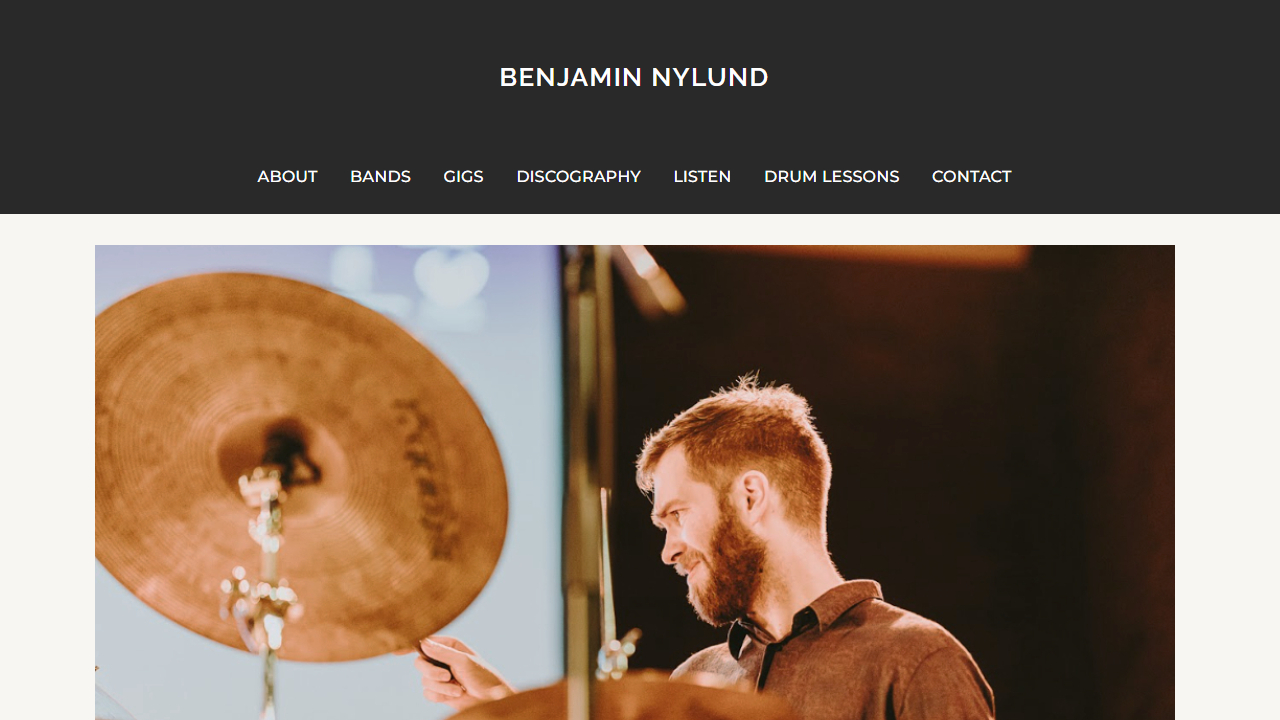 Benjamin Nylund webpage